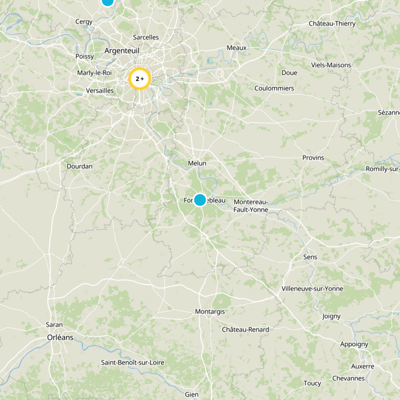 Fontainebleau Static Map