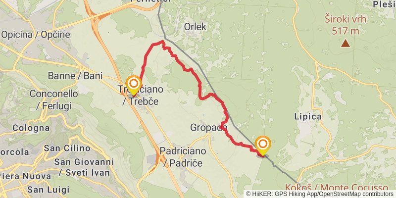 Alpe - Adria Trail alt 11 Map