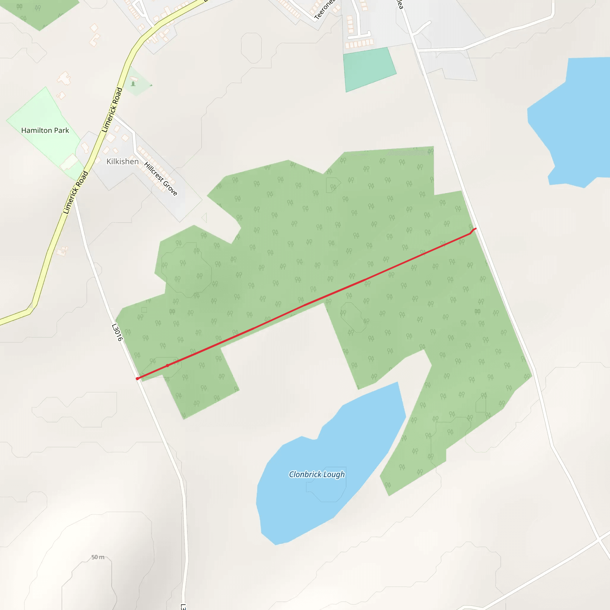 Kilkishen Bog Walk mobile static map