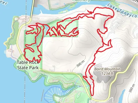 White River Valley Trail System - Red, Green and Blue Loop