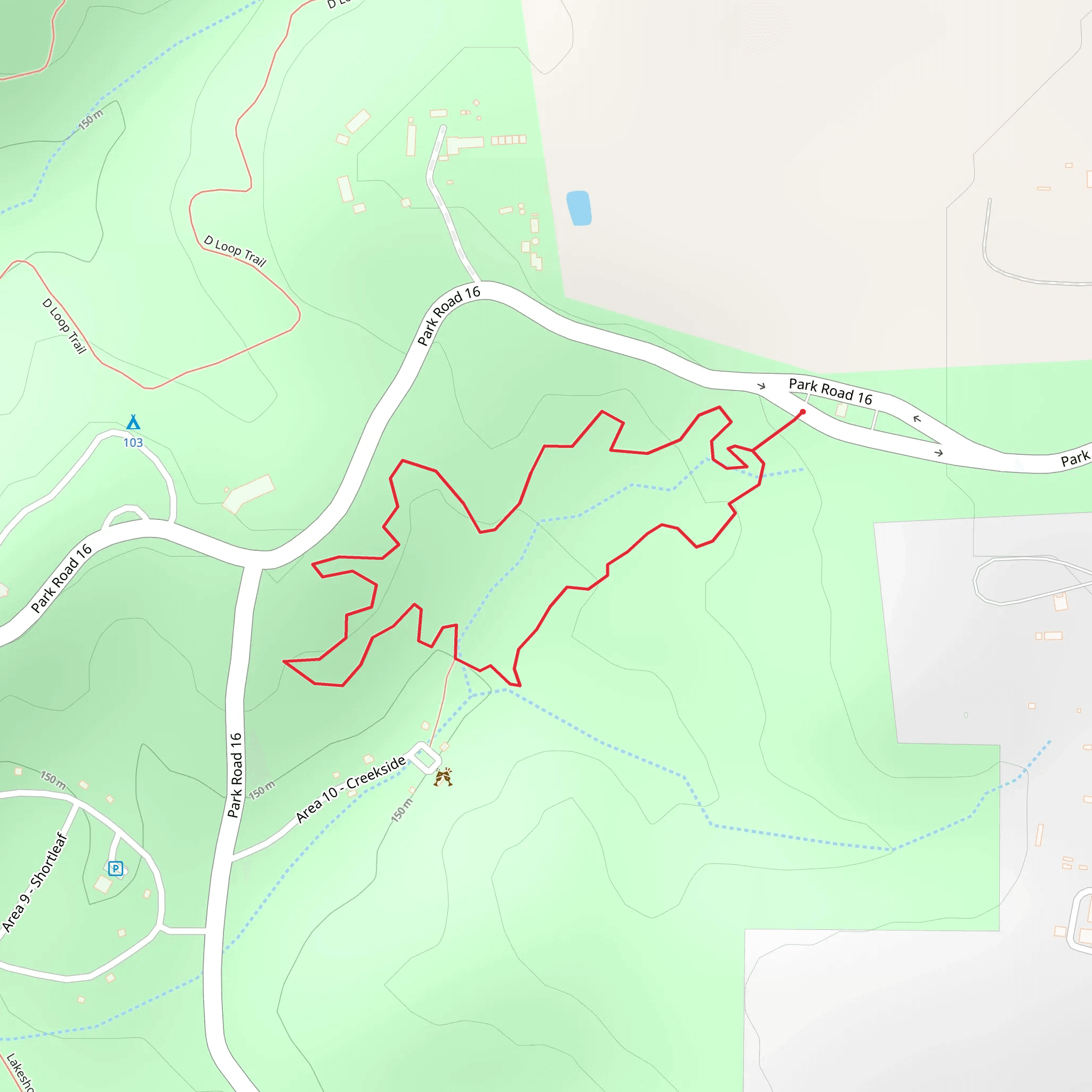 Whispering Pines Nature Loop Trail mobile static map