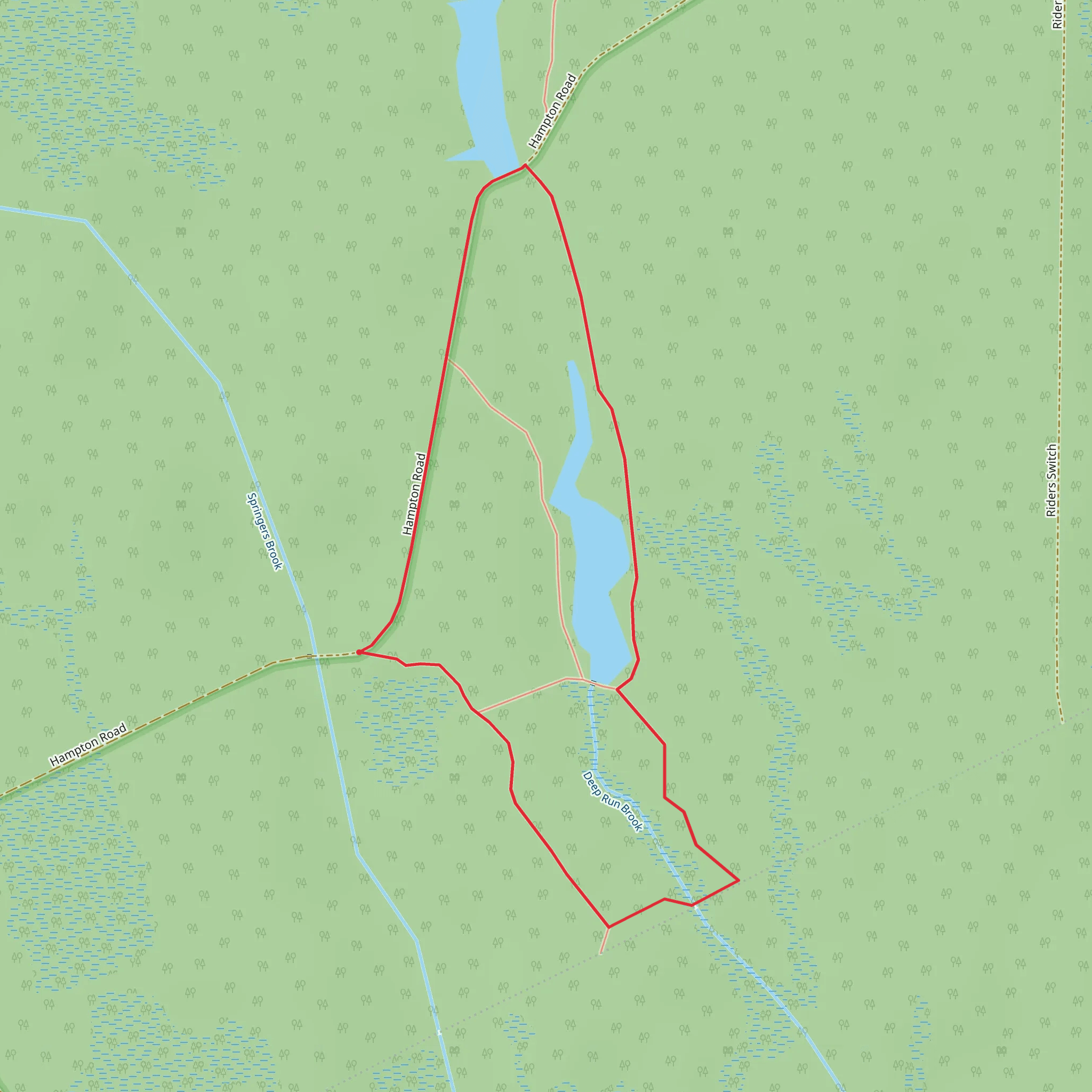 Hampton Road Loop mobile static map