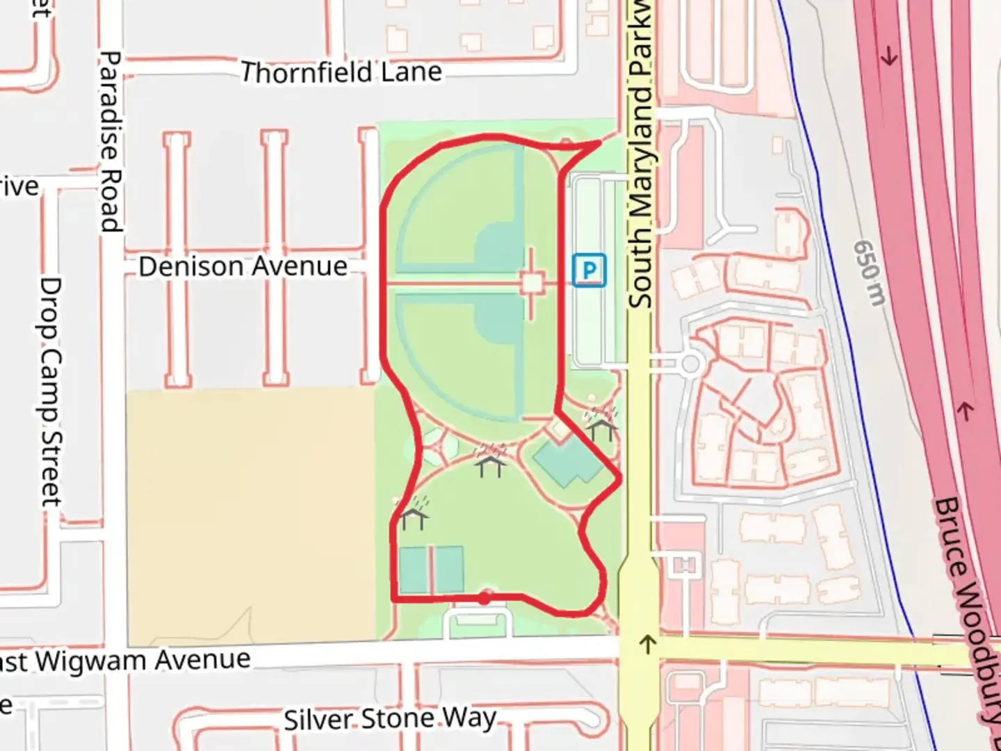 An image depicting the trail East Wigwam Avenue Loop and its surrounding area.
