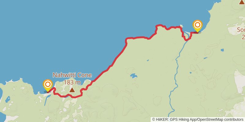 North Coast Trail stage 3 Map