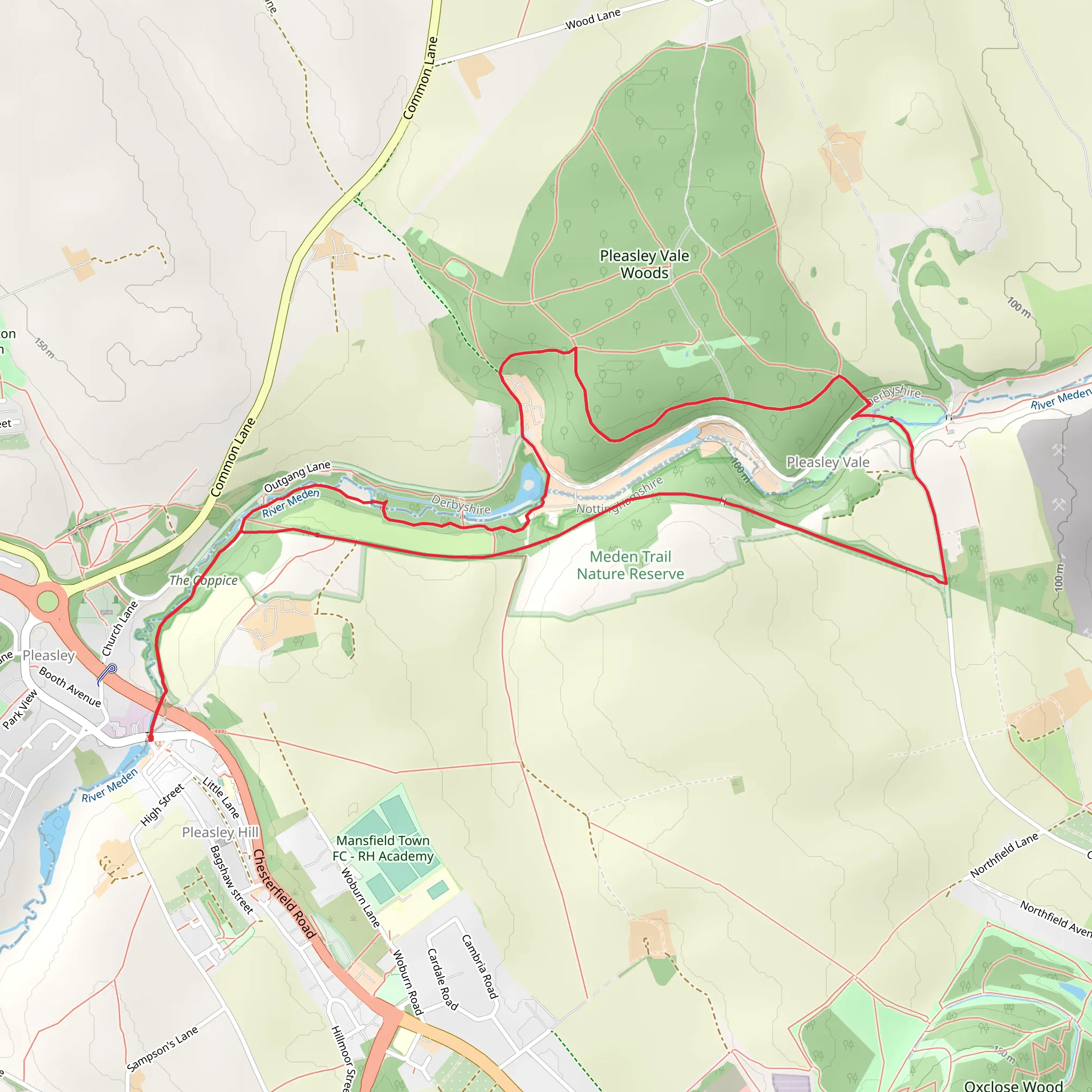 Meden Trail Nature Reserve mobile static map