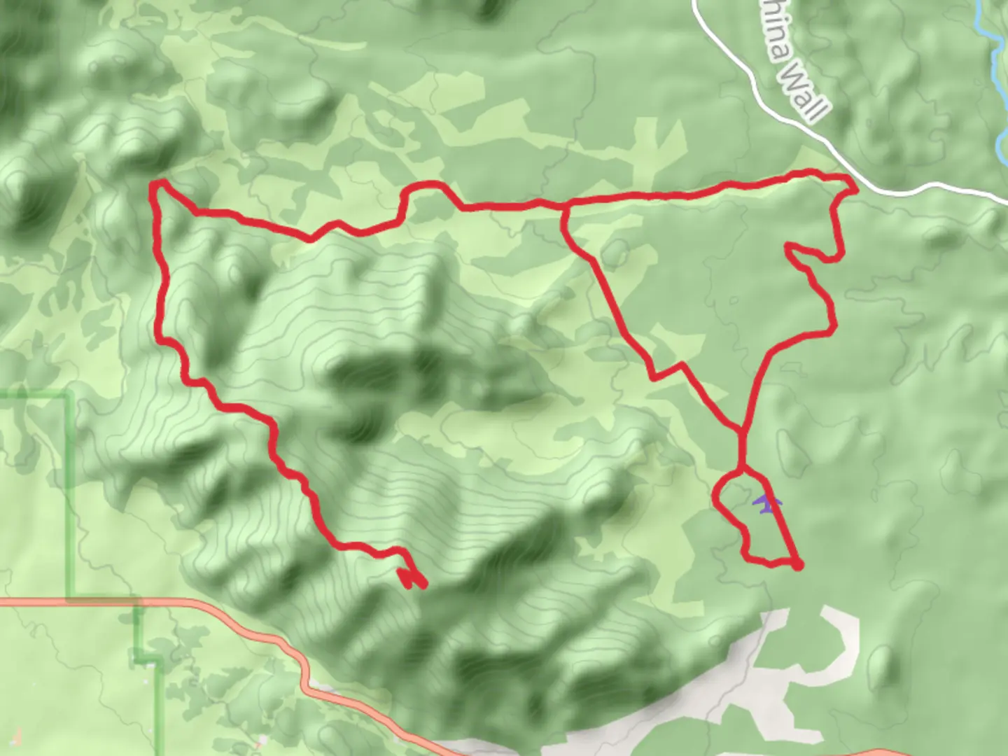 An image depicting the trail Badger Mountain Loop and its surrounding area.