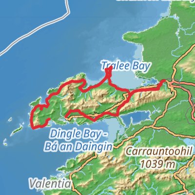 Dingle Way 12-Day Gentle Tour (Hillwalk Tours) mobile static map