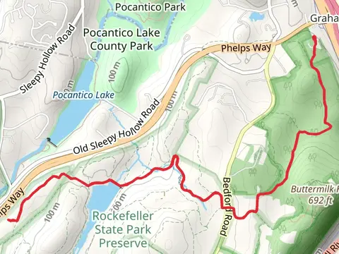 County Lane and Nature's Way Trail via Swan Lake