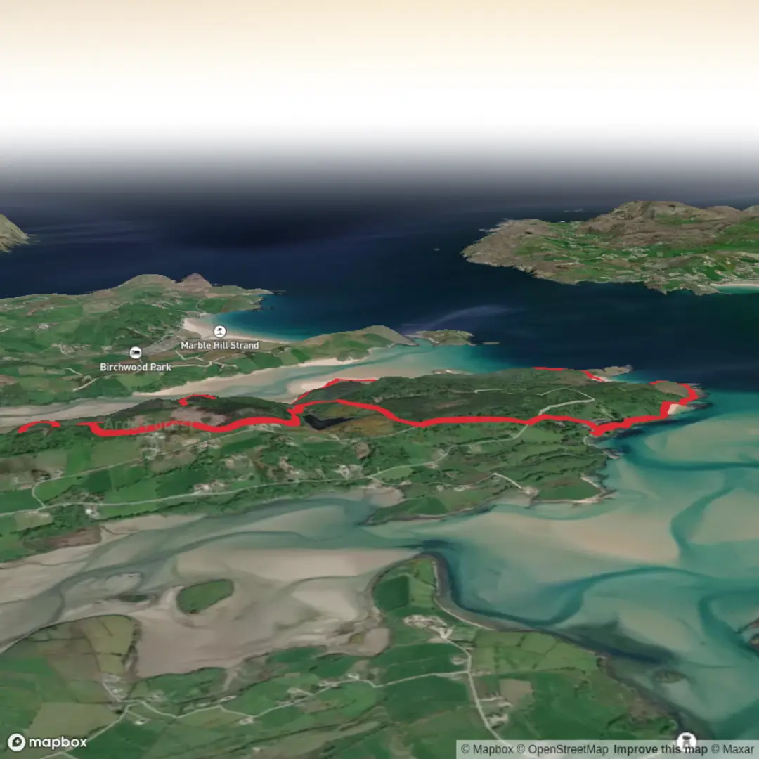 An image depicting the trail Ards Friary Loop and its surrounding area.
