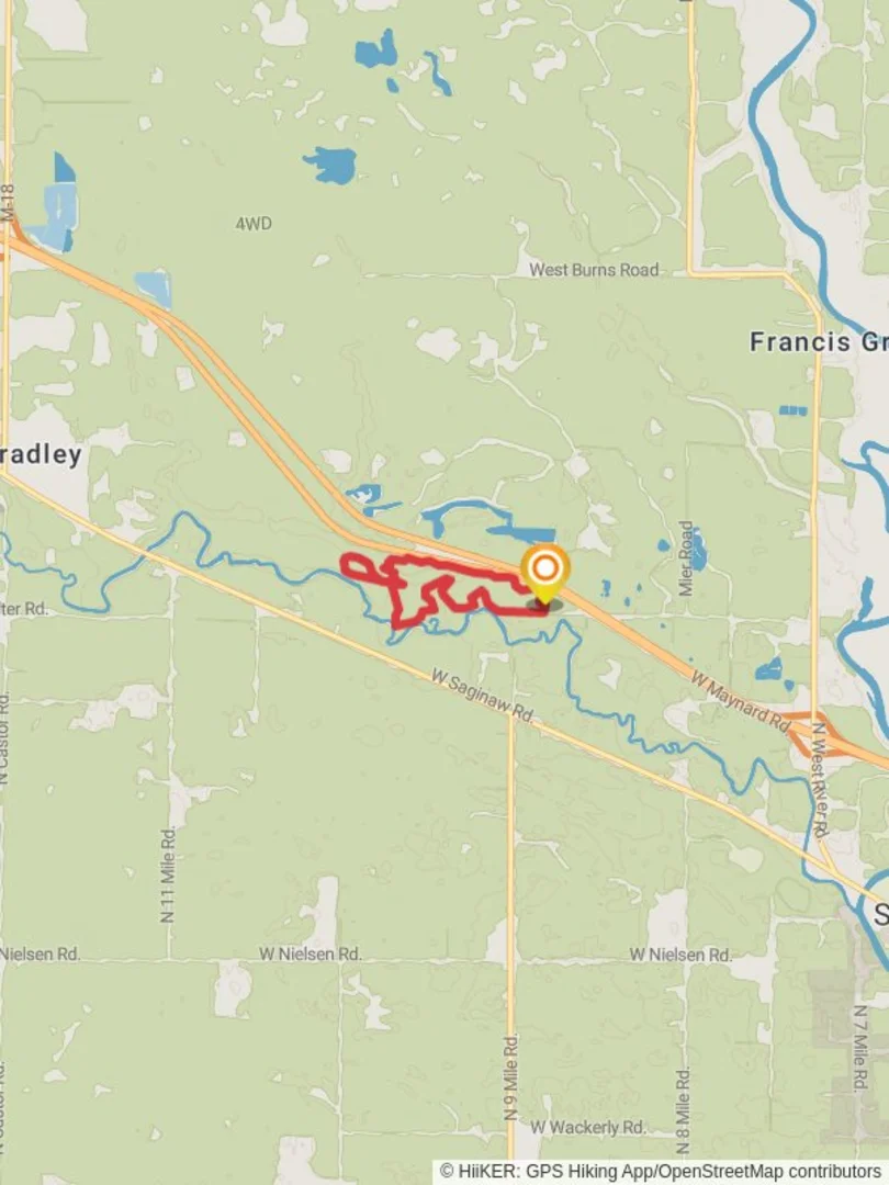 Pine Haven Recreational via Salt River Loop Midland County Michiga