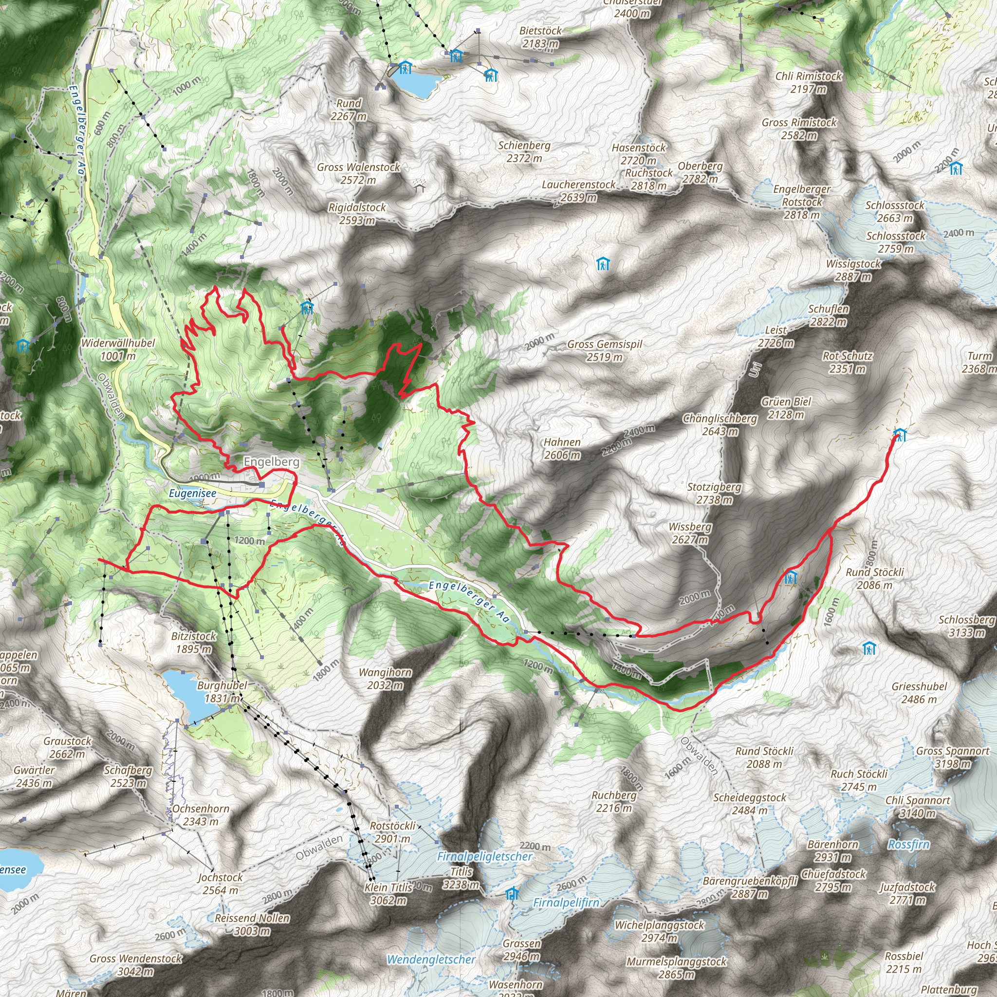 Alpkäse-Trail mobile static map