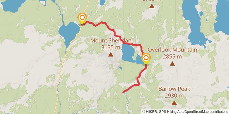 Heart River Trail via CDT stage 3 Map