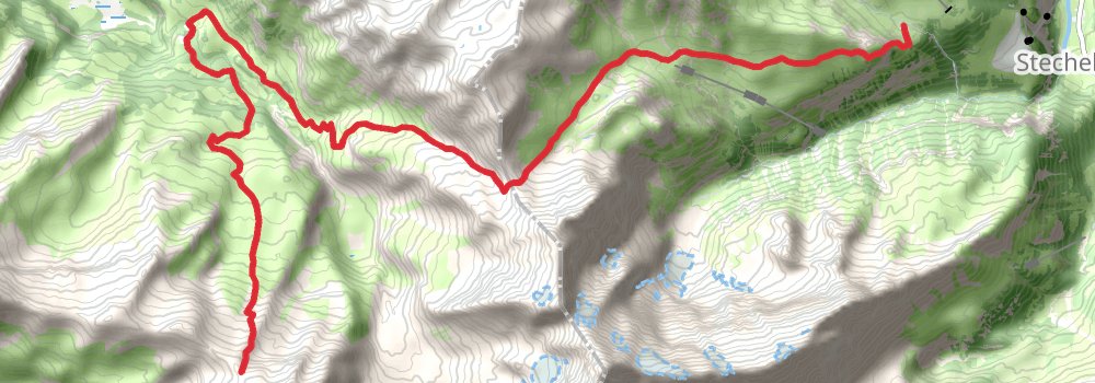 Via Alpina - Red Trail stage 81 Map