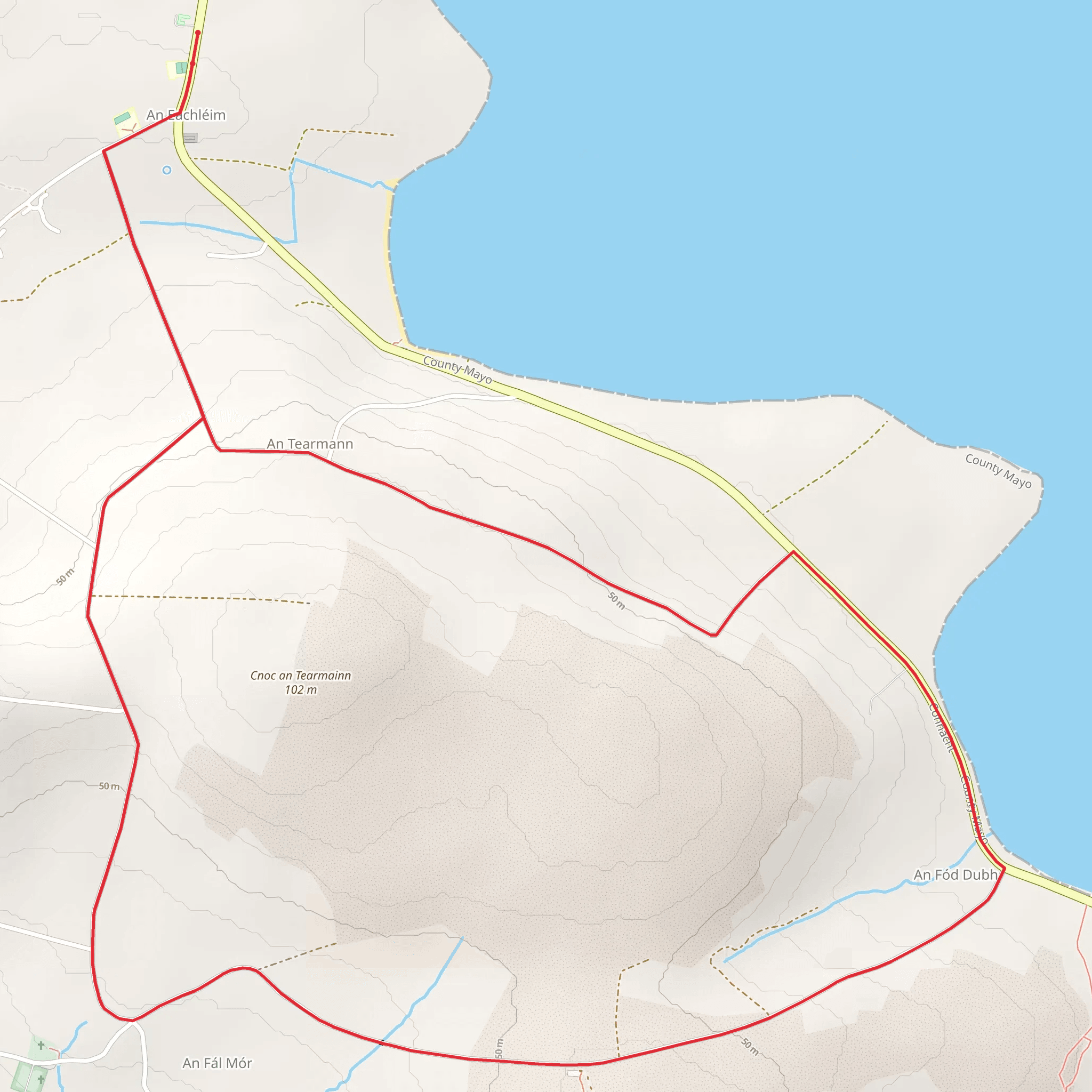 Deirbhile Loop mobile static map