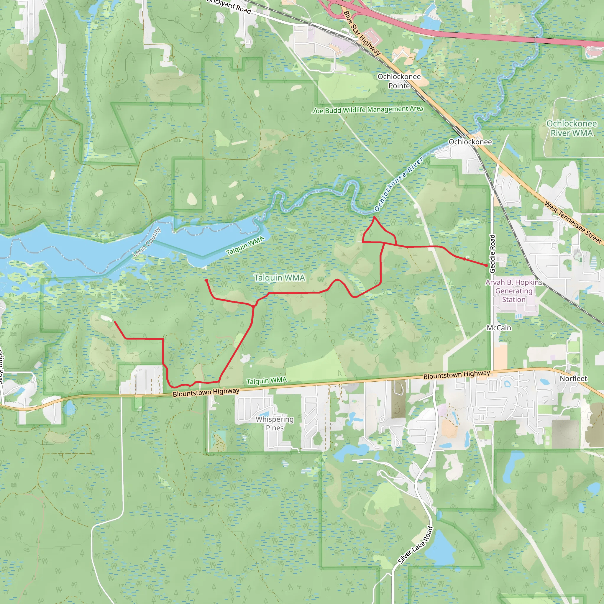 Turkey Flat Road mobile static map