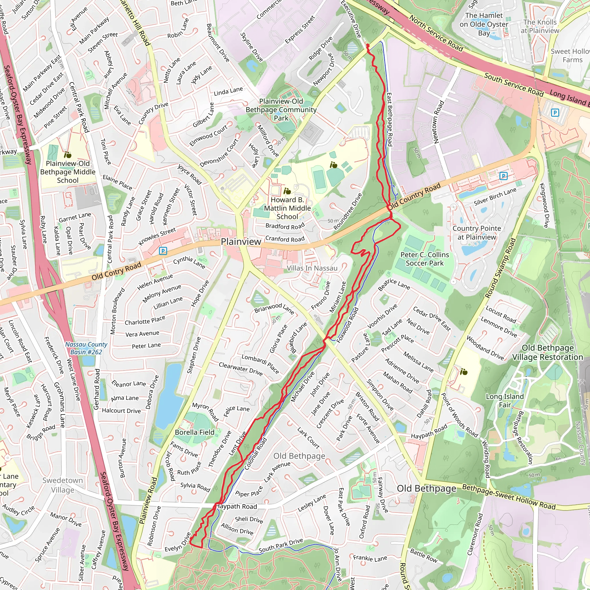 Greenbelt Loop Trail mobile static map