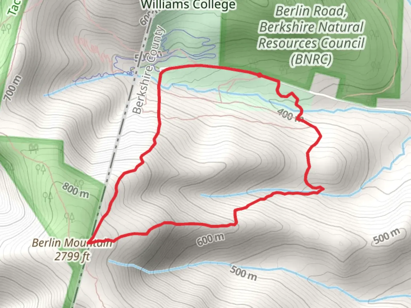An image depicting the trail Old Berlin Mountain Loop Trail and its surrounding area.