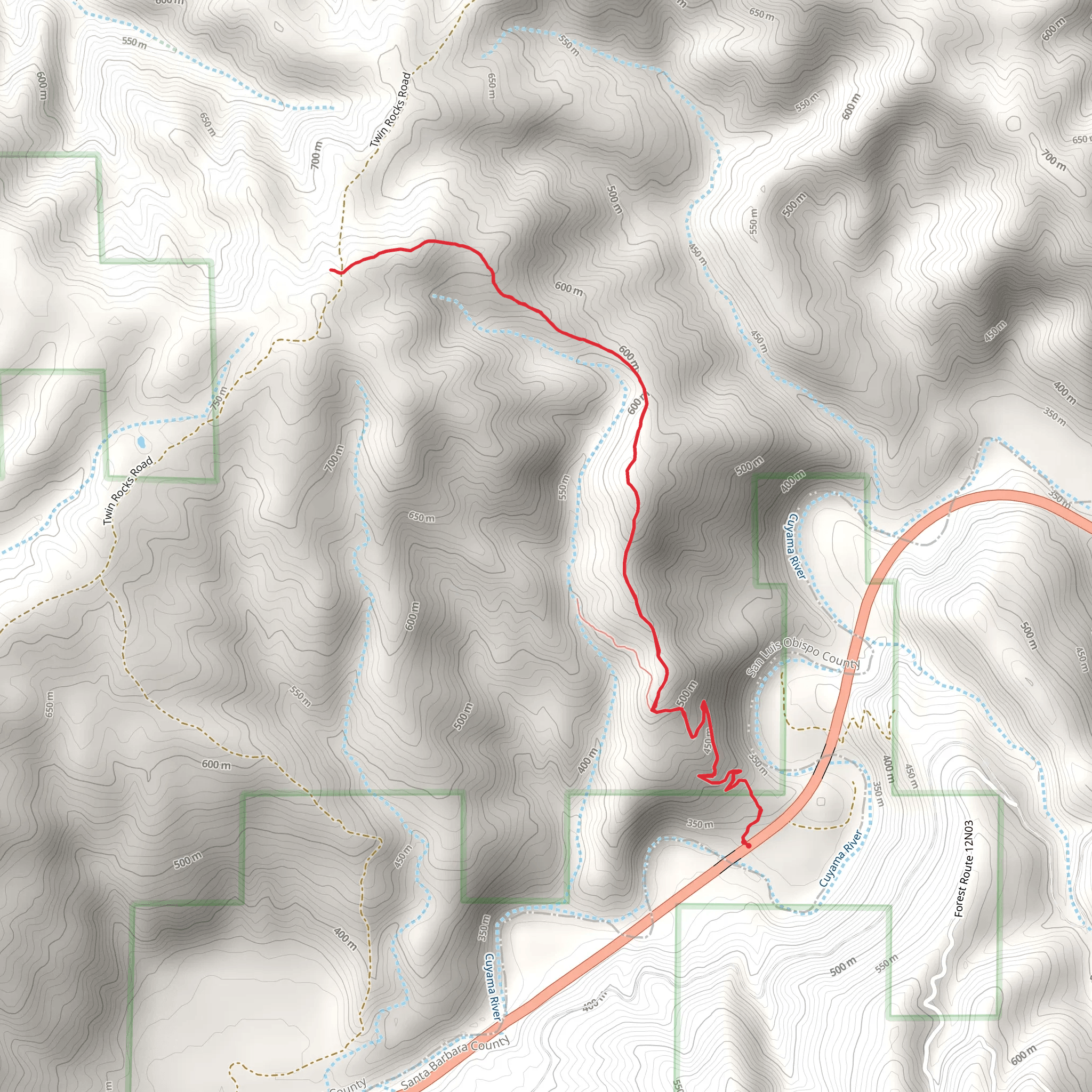 Adobe Trail mobile static map