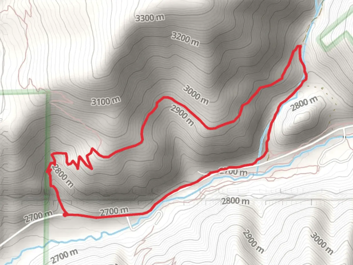An image depicting the trail Caves - Walrod Gulch Cutoff Trail and its surrounding area.