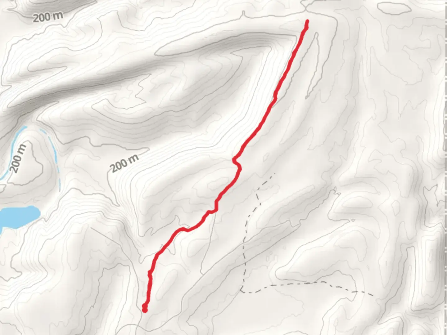 An image depicting the trail South Rim Out and Back and its surrounding area.