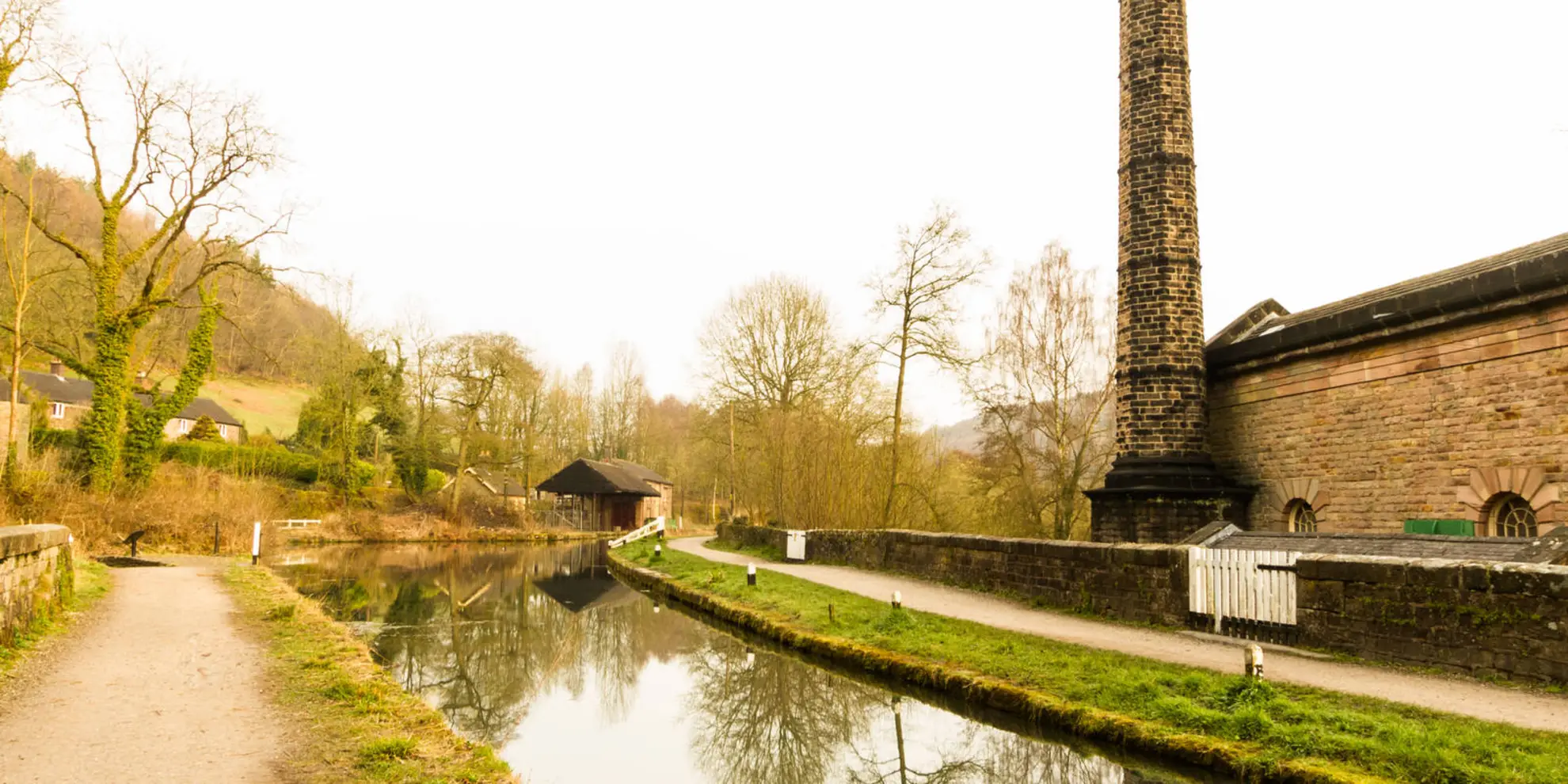 An image depicting the trail Cromford Mill And Village Walking - Short Route and its surrounding area.