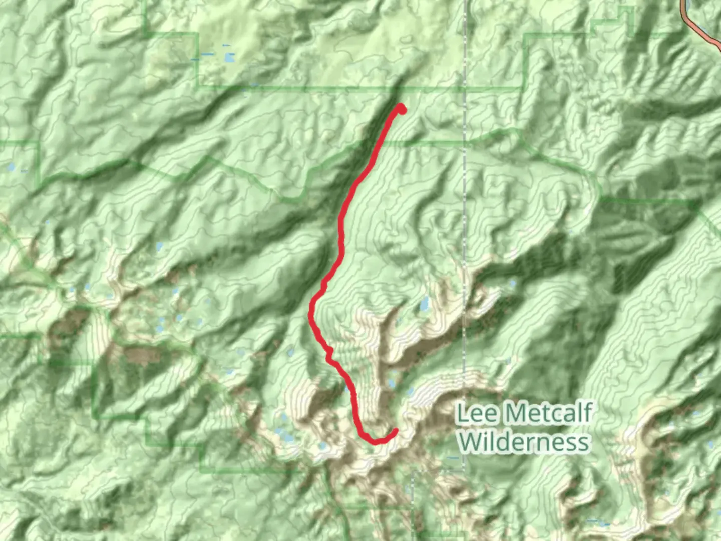 An image depicting the trail Mirror Lake via South Fork Spanish Creek and its surrounding area.