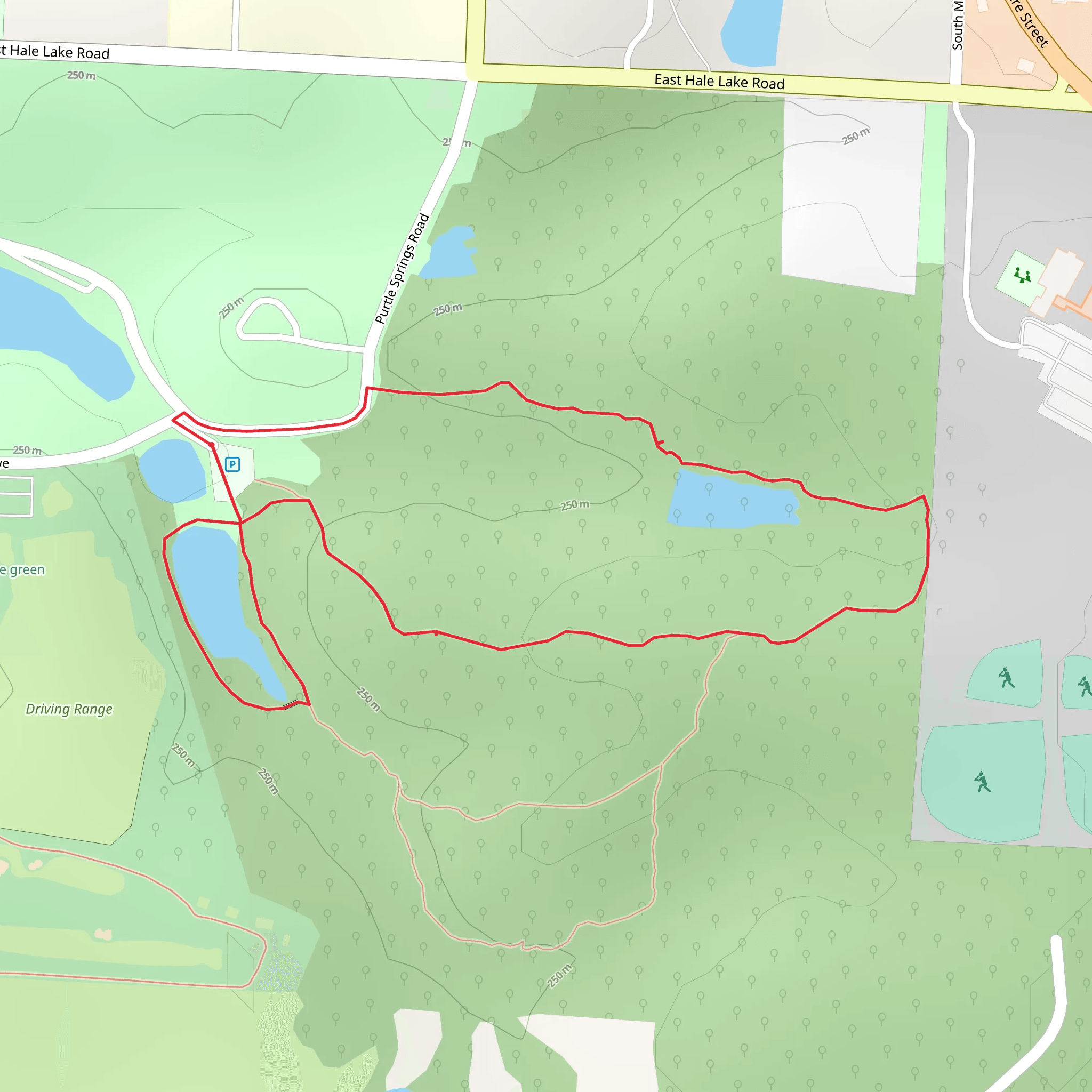Pertle Springs Loop - East mobile static map