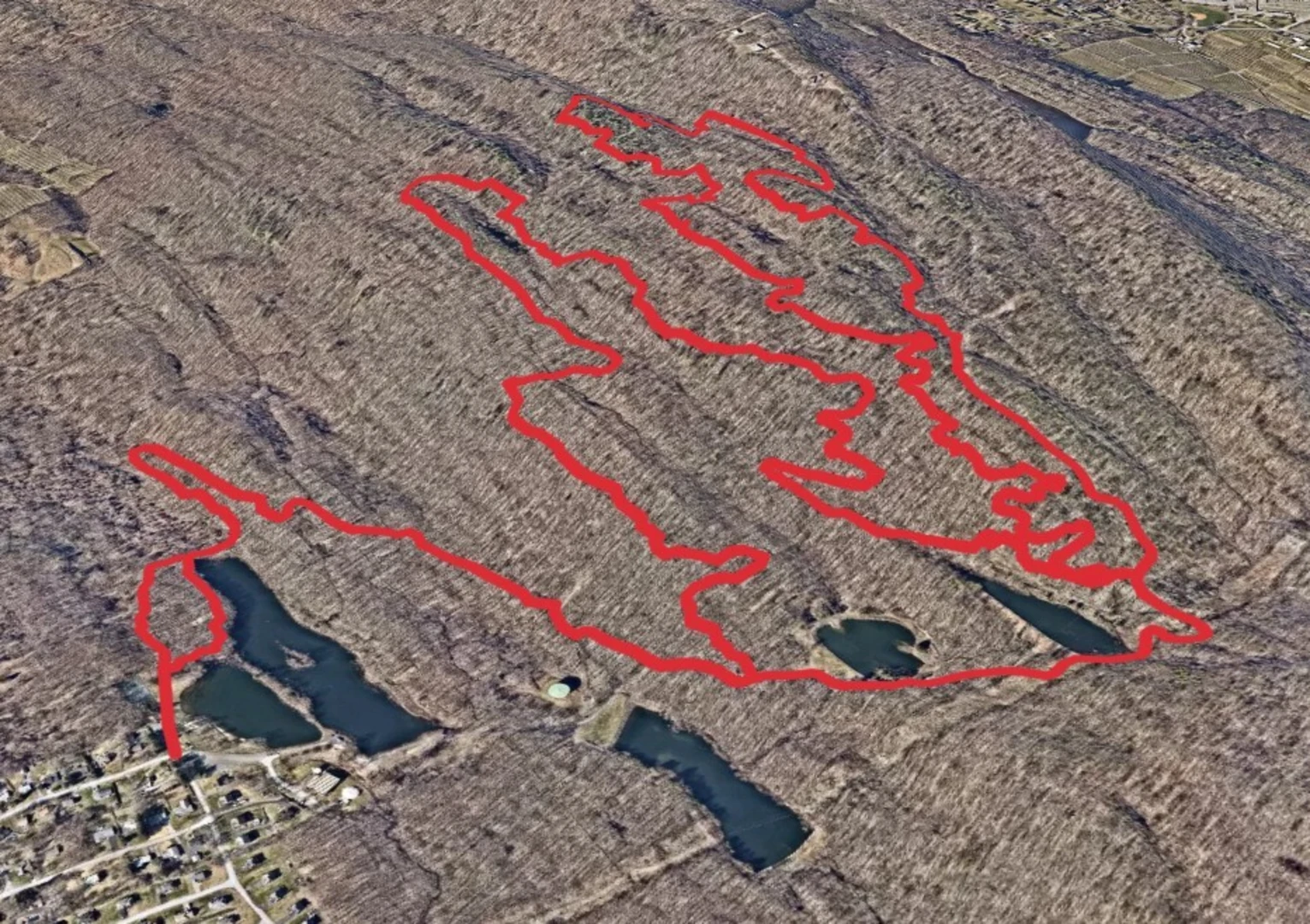 An image depicting the trail Betean Park Loop Trail and its surrounding area.