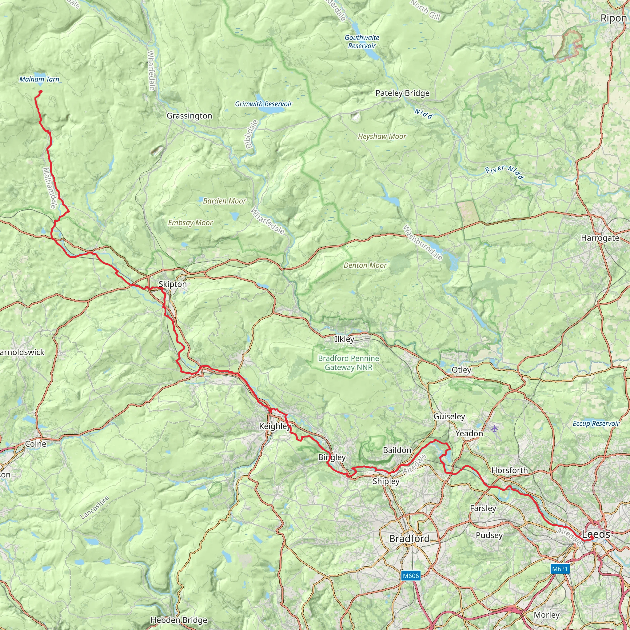 Airedale Way mobile static map