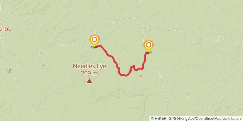Sipsey Wilderness Loop alt 2 Map