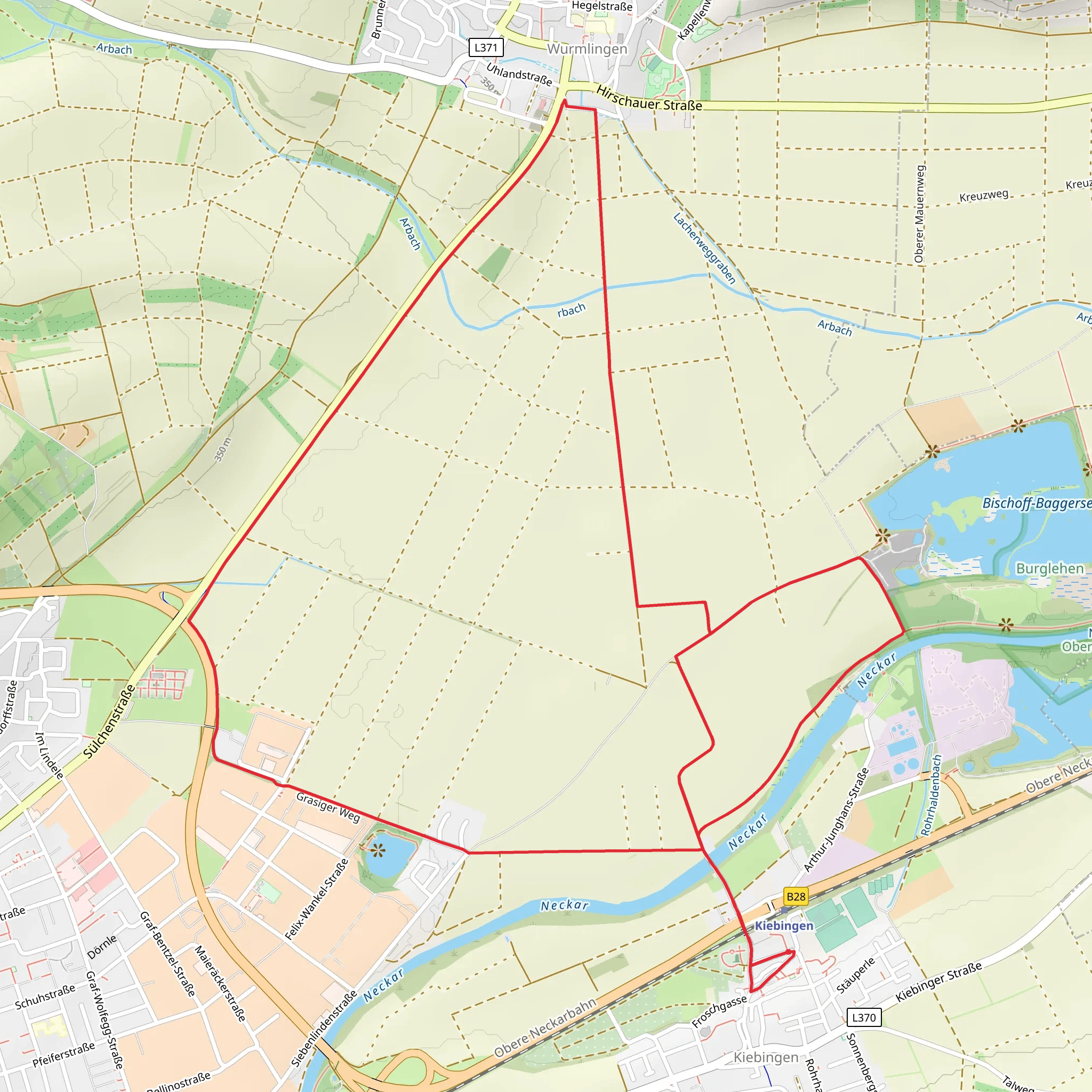 Neckar Walk mobile static map