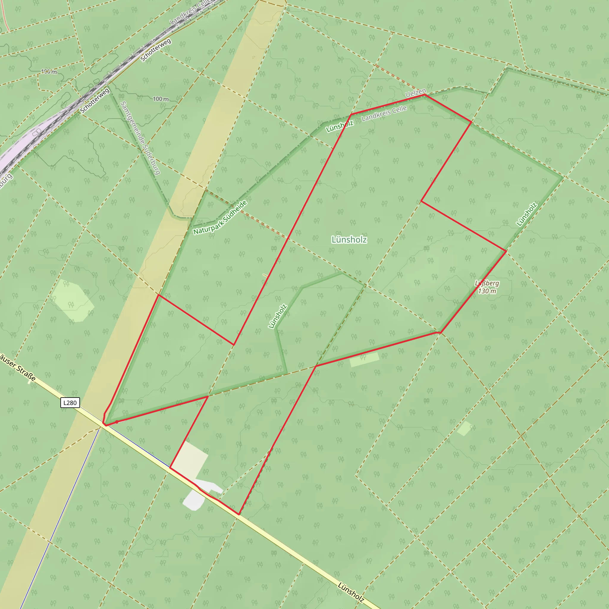 Suedheide Der Urwald im Luess W8K mobile static map