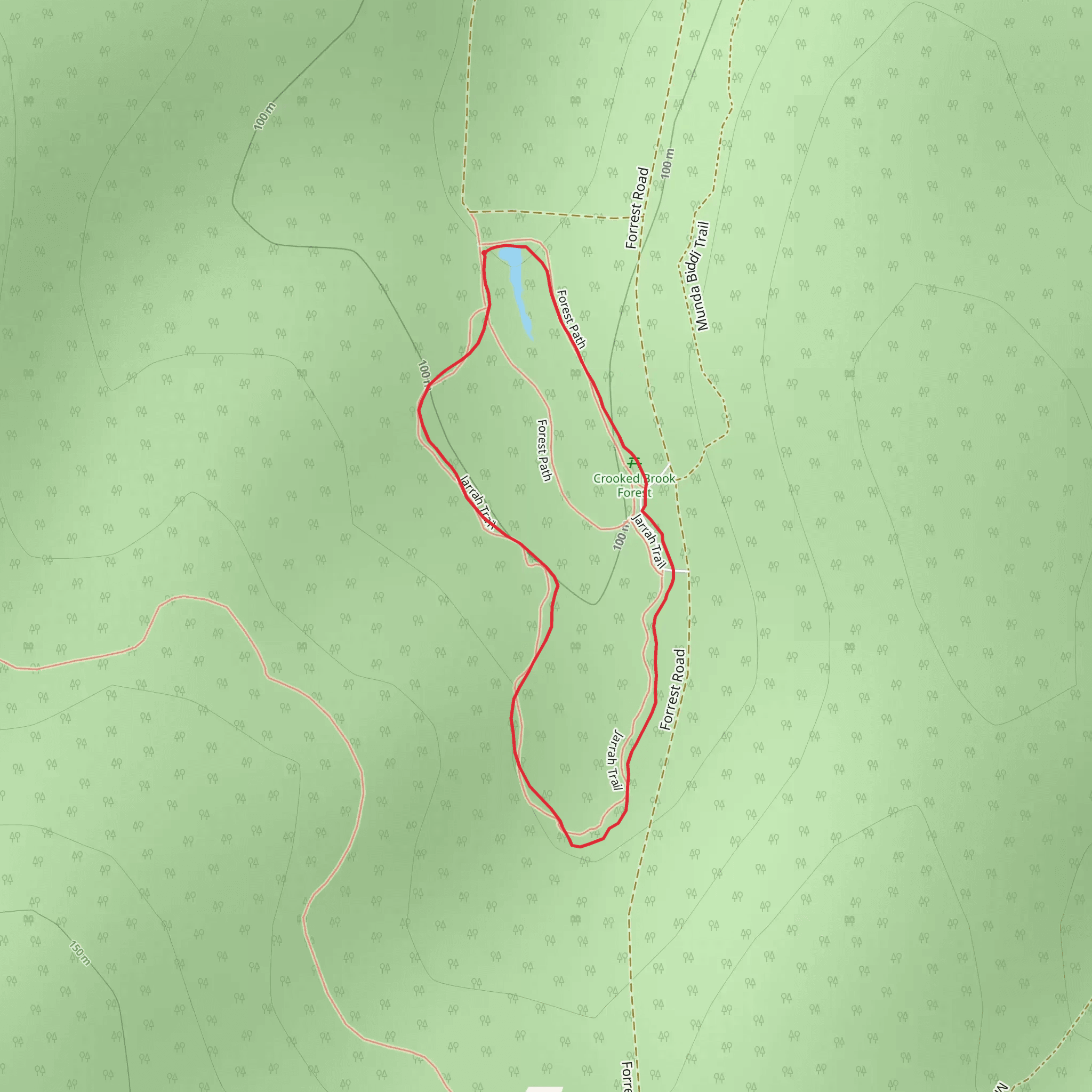 Jarrah Walk mobile static map
