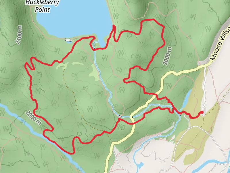 Aspen Ridge - Boulder Ridge Trail mobile static map