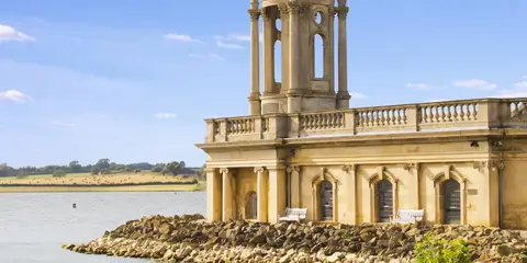 An image depicting the trail Rutland Water - Empingham - Greetham - Exton and Whitwell and its surrounding area.