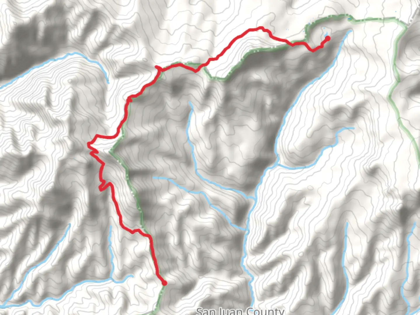 An image depicting the trail Blackhawk Connector Trail and its surrounding area.