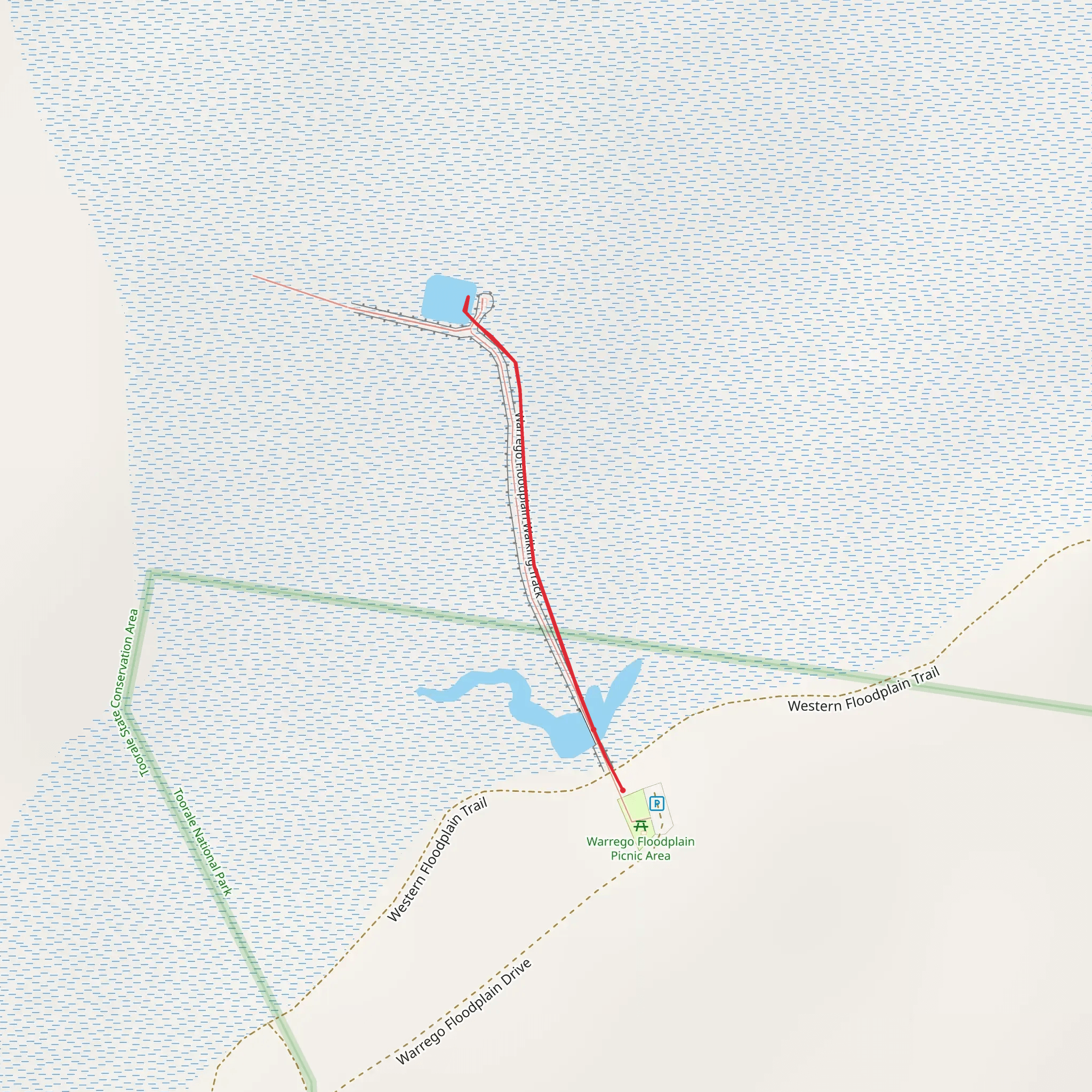 Warrego Floodplain Track mobile static map
