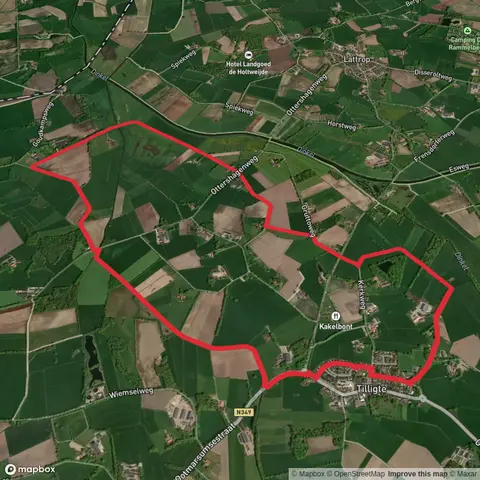 WNW Twente Tilligte Rode Route and Dinkelpad Loop