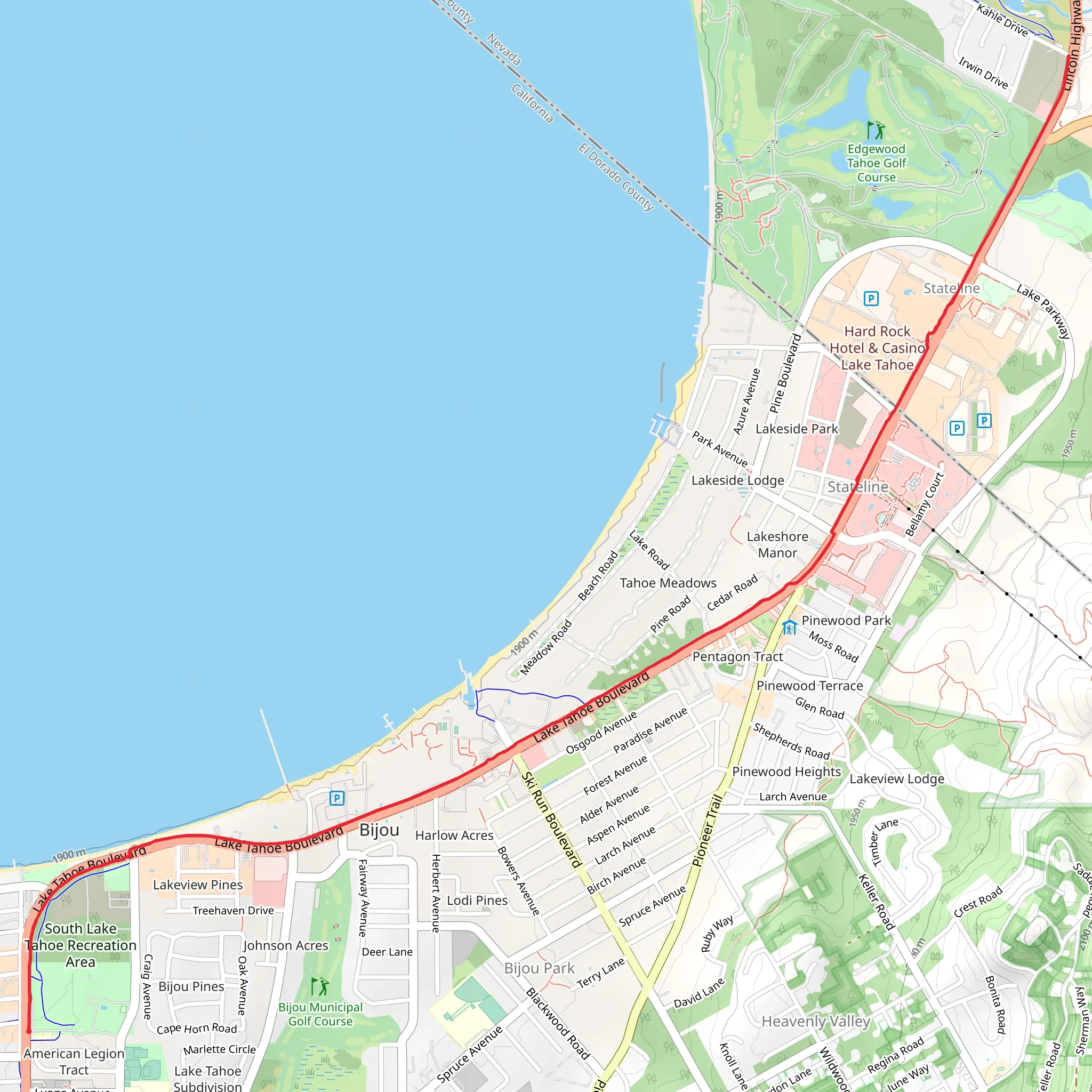 Chamber Strip Path mobile static map