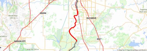 American Discovery Trail South Route stage 391 Map
