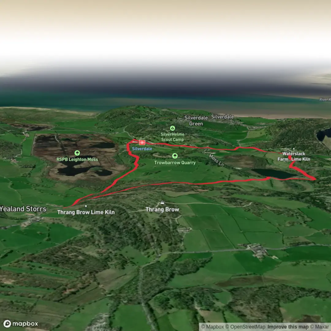 An image depicting the trail Arnside and Silverdale National Landscape and its surrounding area.