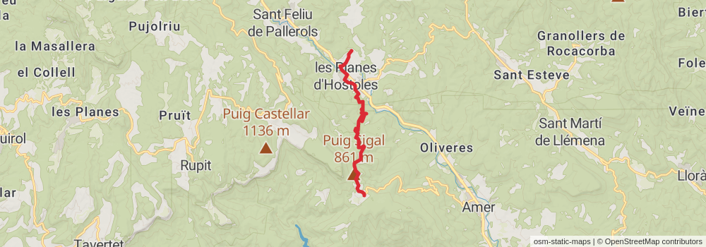 GR 83 - Camino del Norte or Canigó stage 7 Map