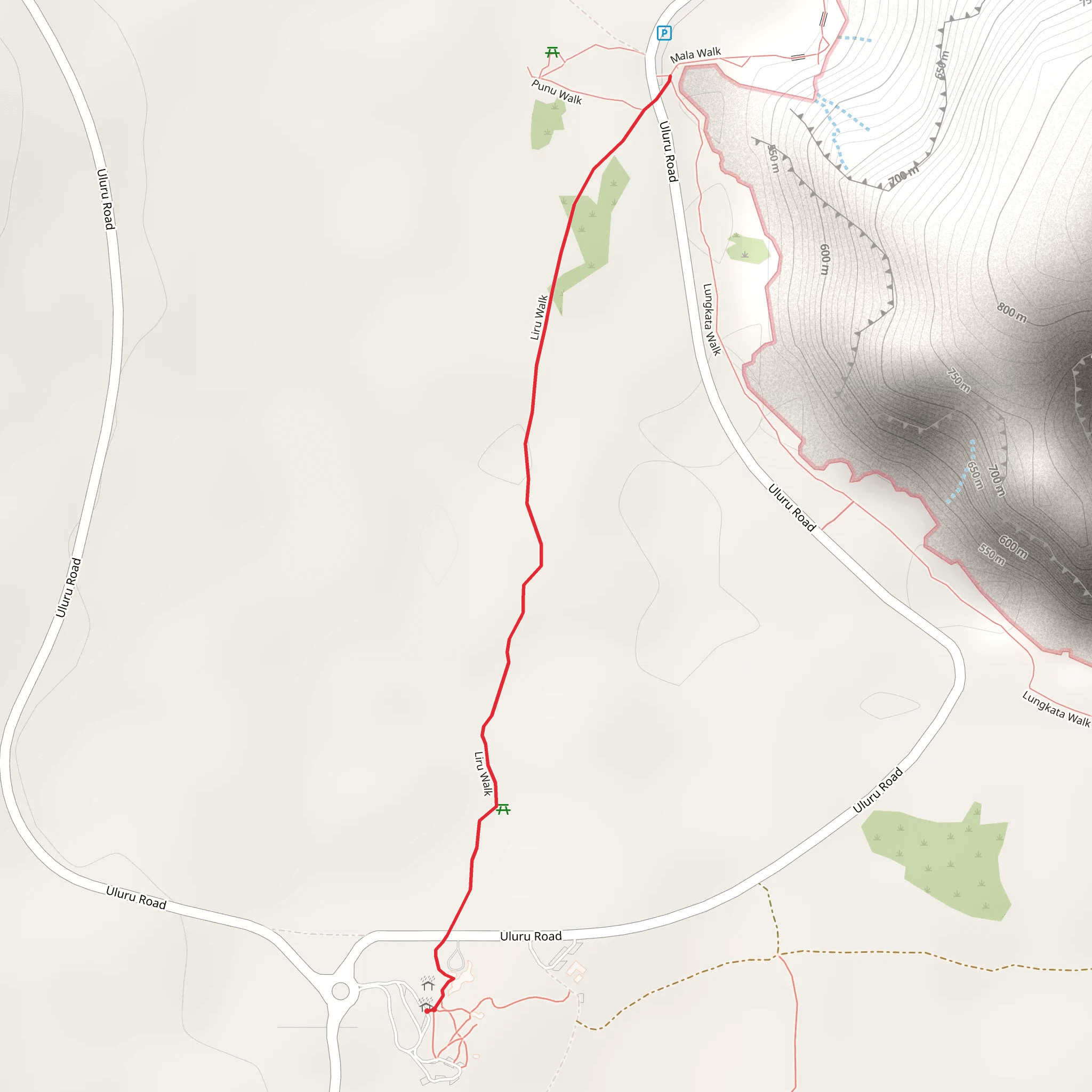 Liru Walk mobile static map