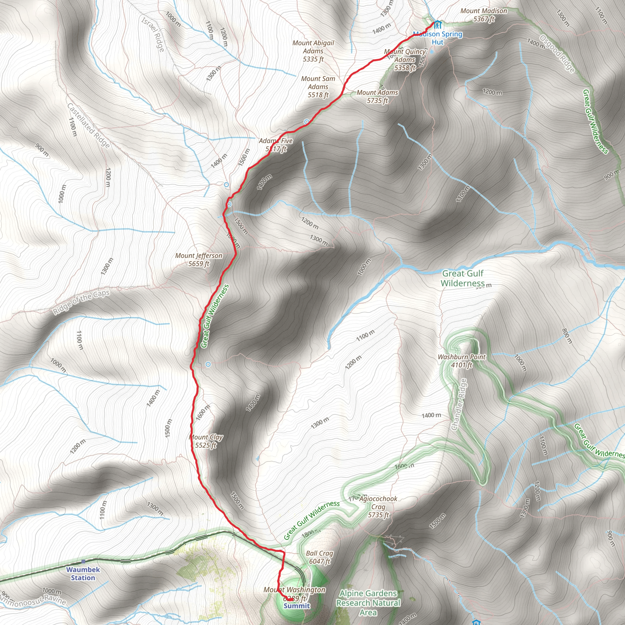 Gulfside Trail mobile static map