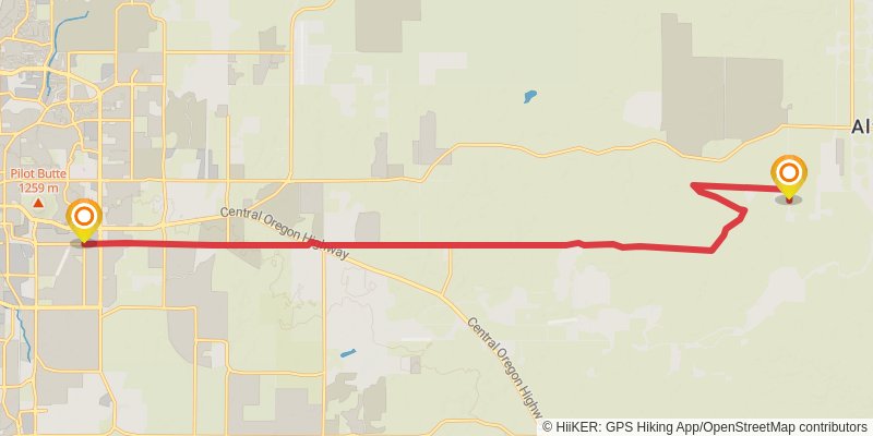Ultra Pedestrian North Loop stage 137 Map