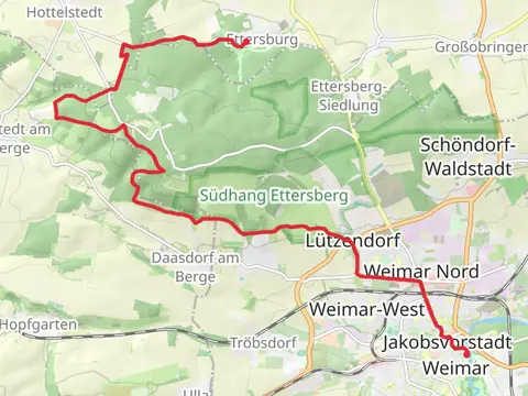 Ettersburg to Weim Walk