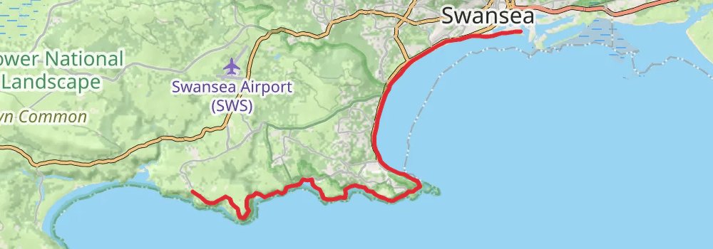 Wales Coast Path stage 65 Map