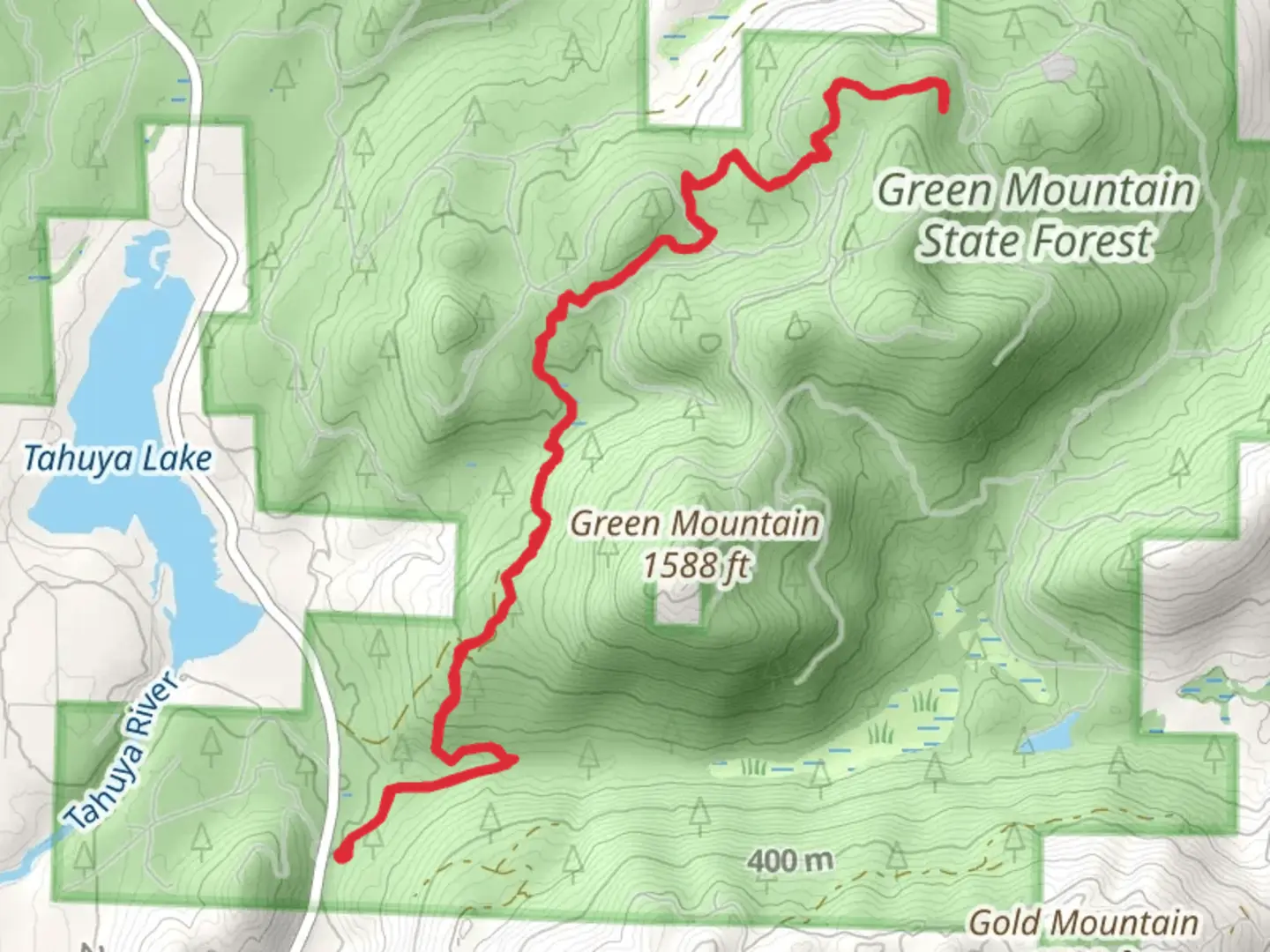 An image depicting the trail Beaver Pond Trail and Plummer Trail and its surrounding area.