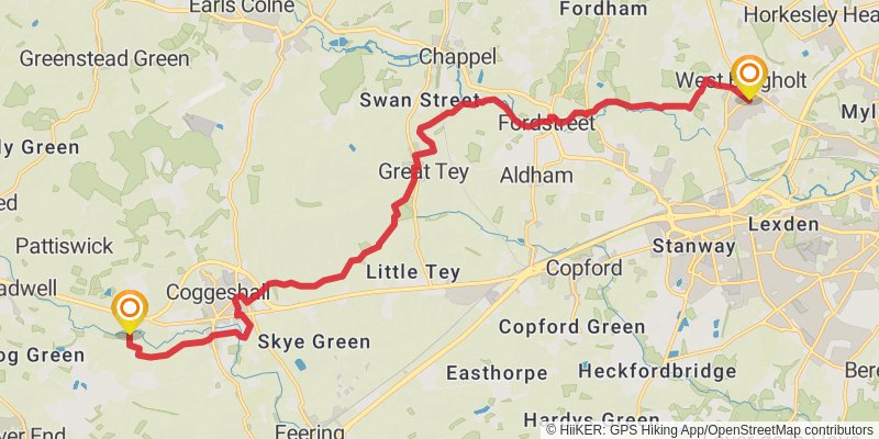Essex Way stage 4 Map