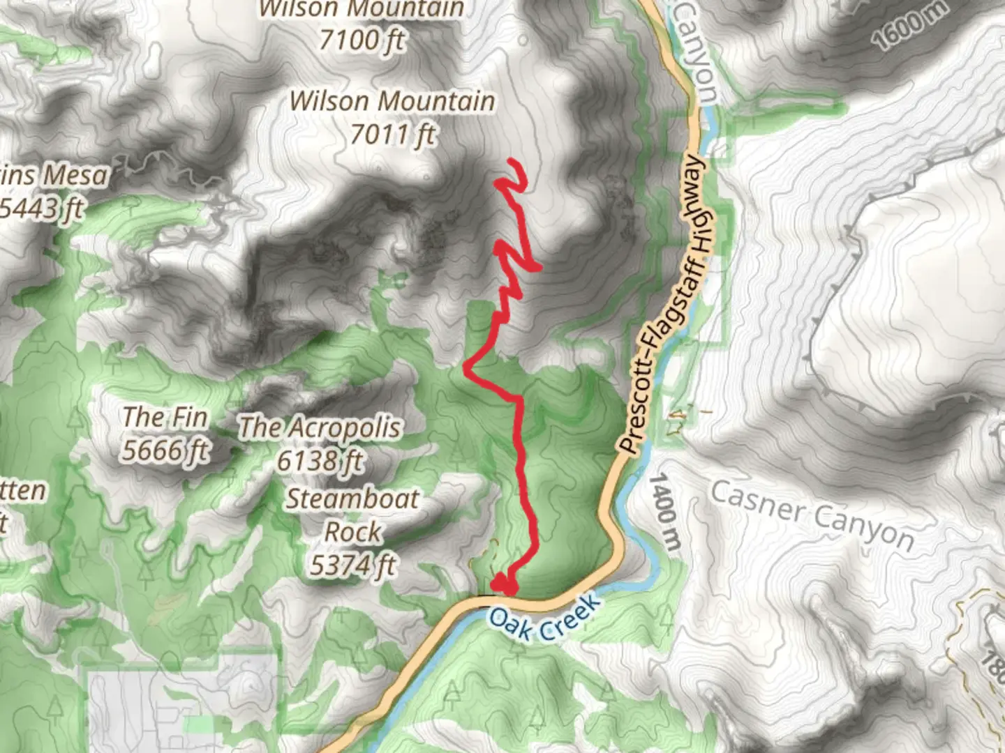 An image depicting the trail Wilson Mountain Trail and its surrounding area.